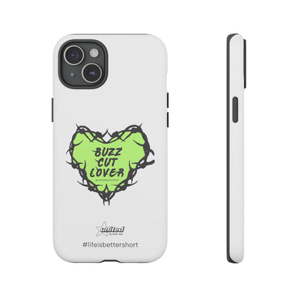 Buzz Cut Lover iPhone Case | White