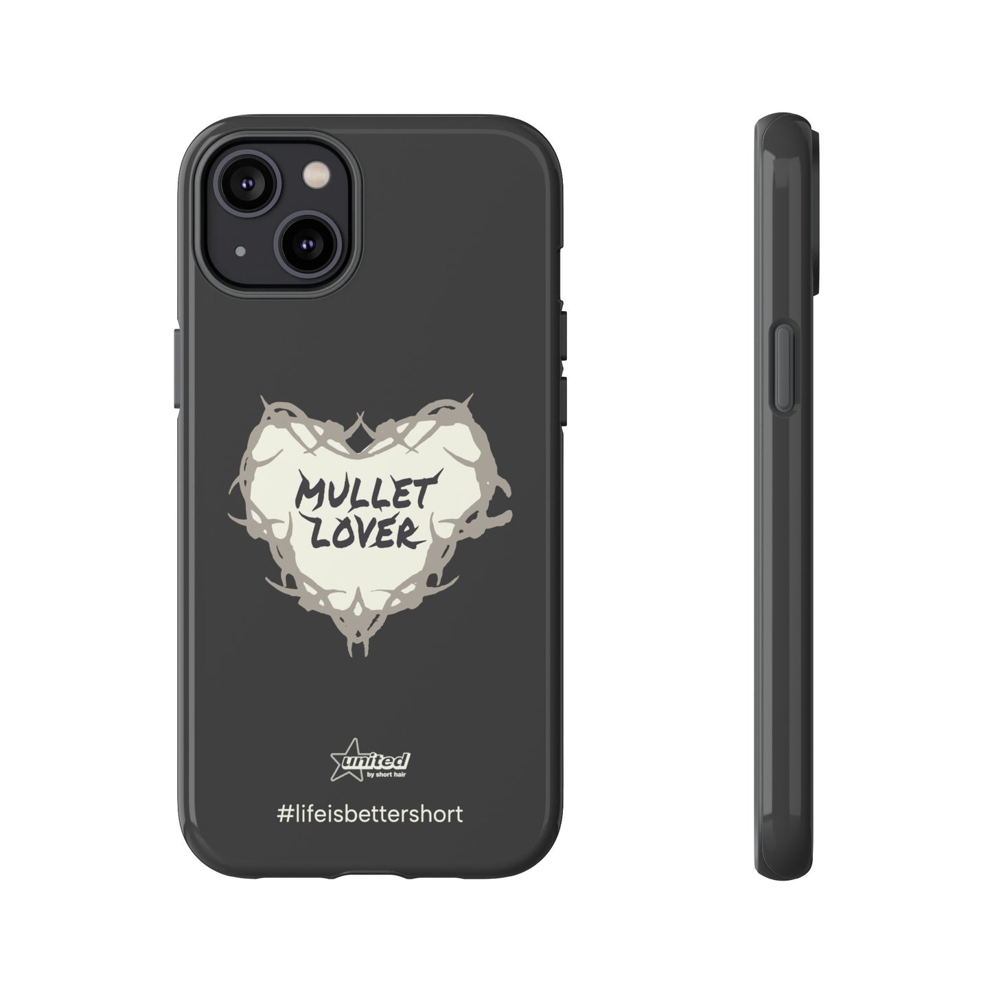 Mullet Lover iPhone Case | Charcoal