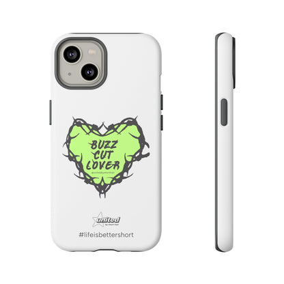 Buzz Cut Lover iPhone Case | White