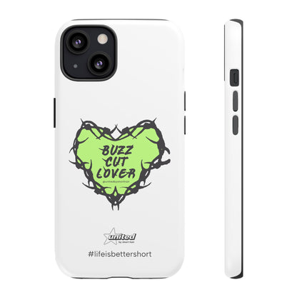 Buzz Cut Lover iPhone Case | White