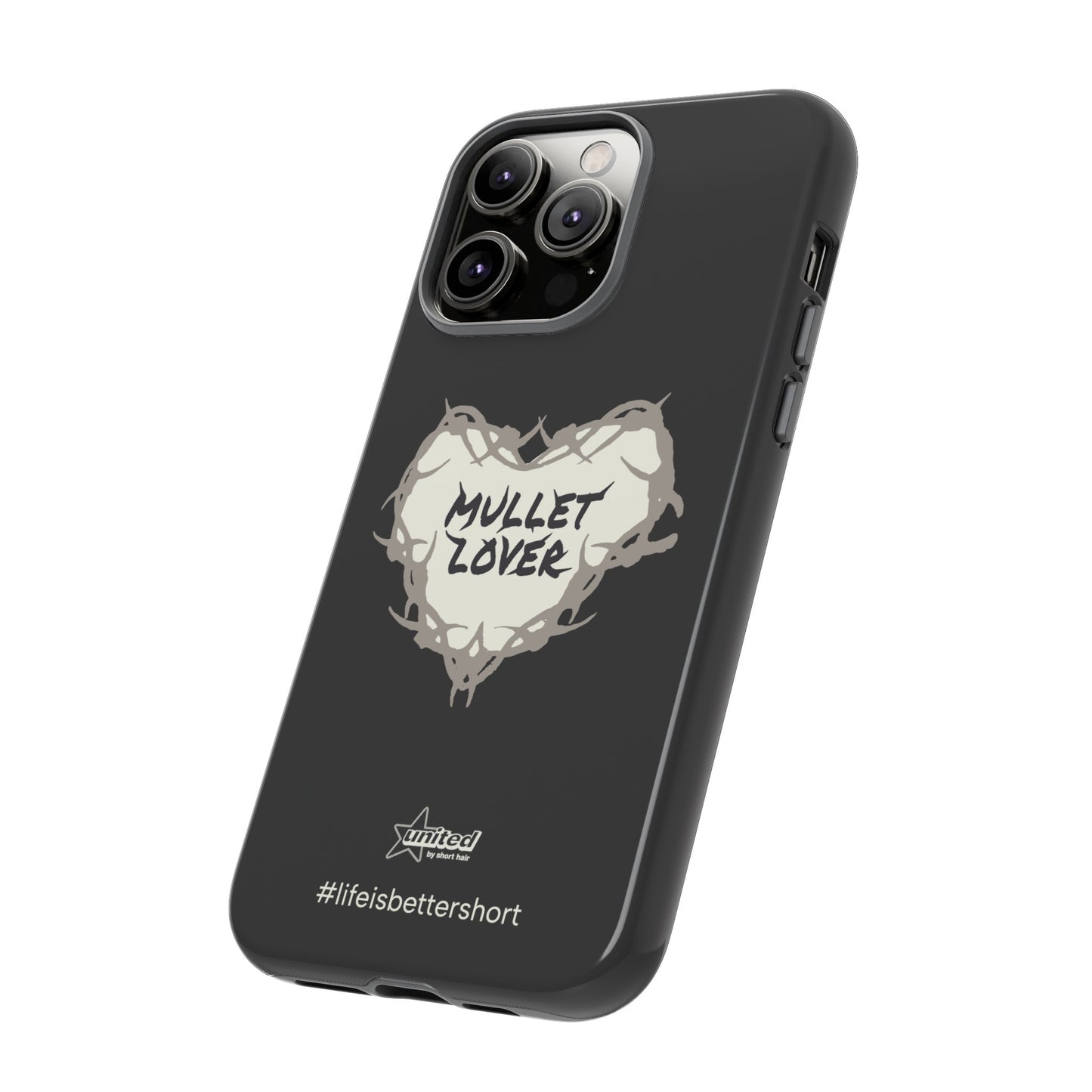 Mullet Lover iPhone Case | Charcoal