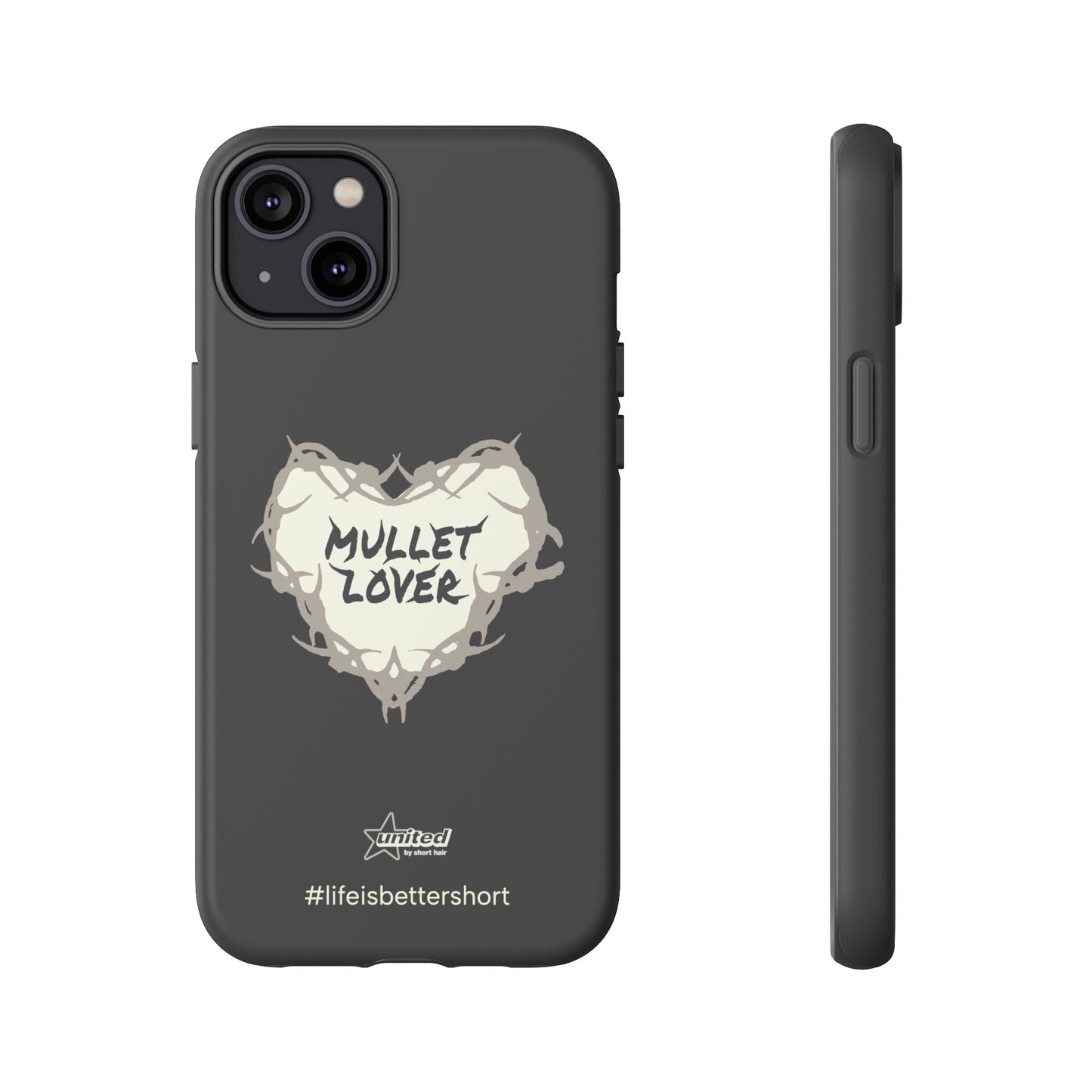 Mullet Lover iPhone Case | Charcoal