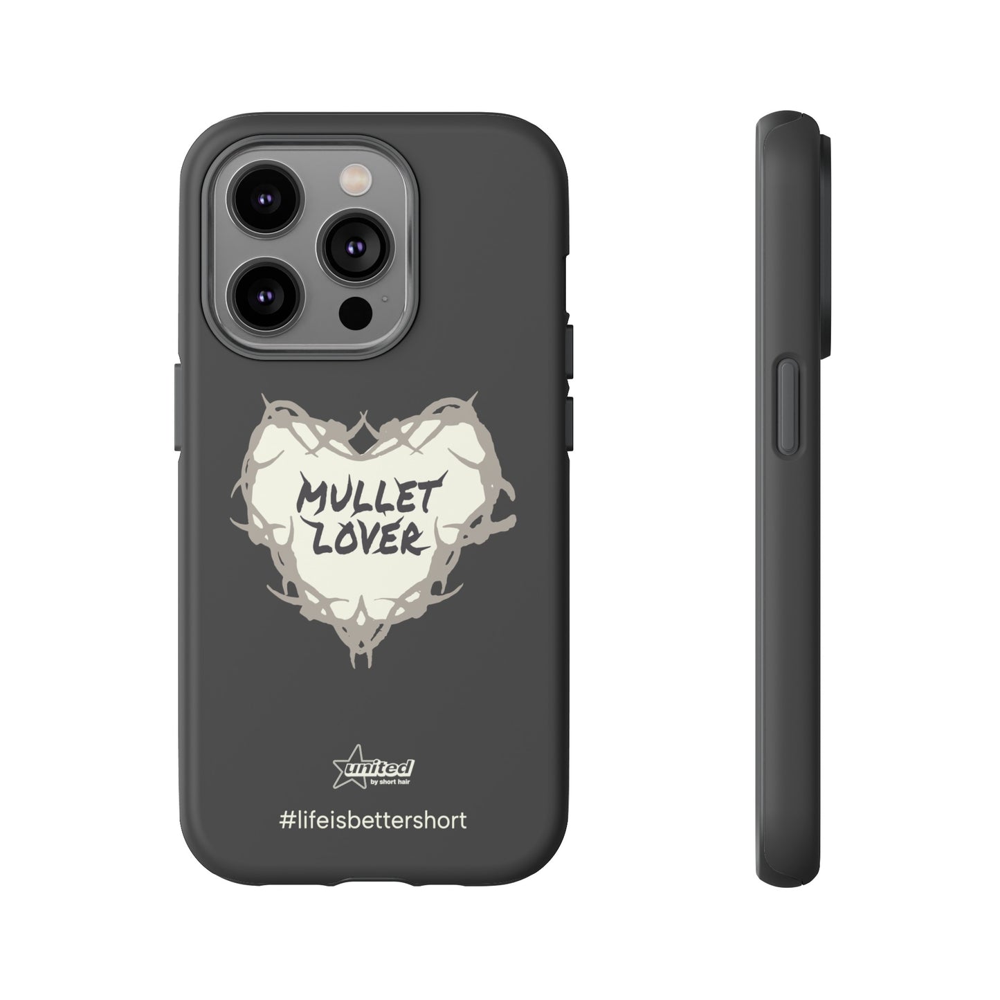 Mullet Lover iPhone Case | Charcoal