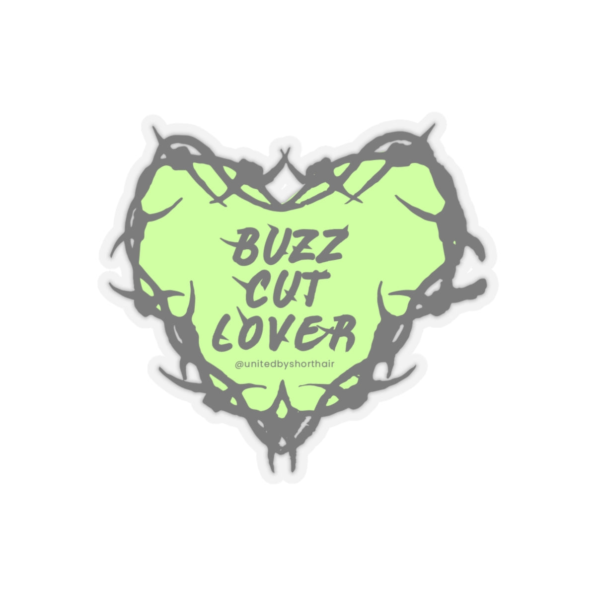 Buzz Cut Lover Sticker