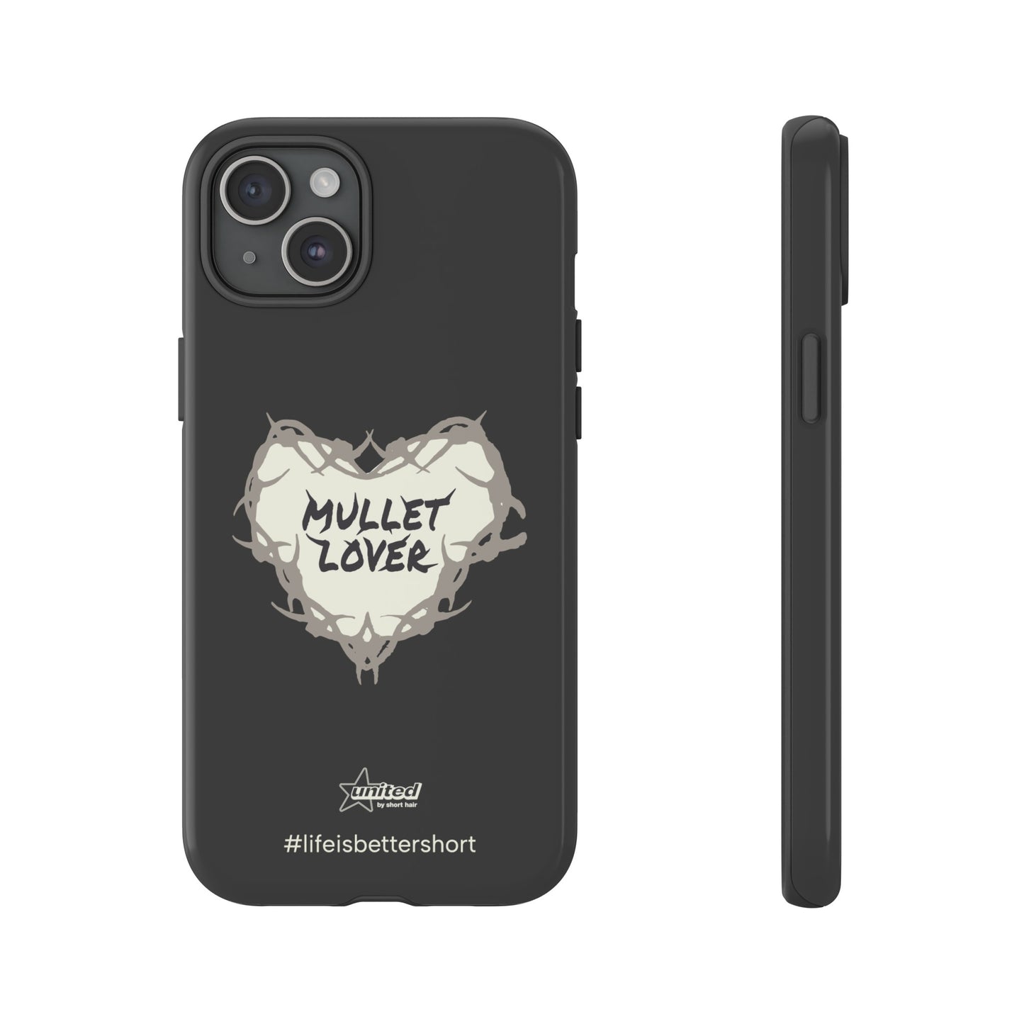 Mullet Lover iPhone Case | Charcoal