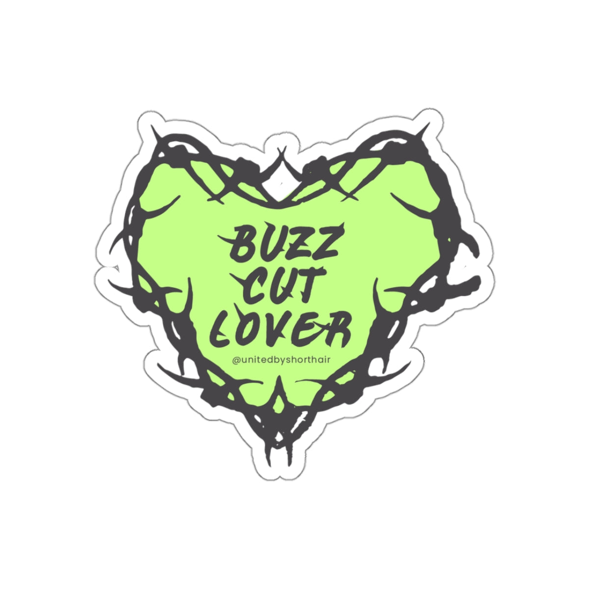 Buzz Cut Lover Sticker