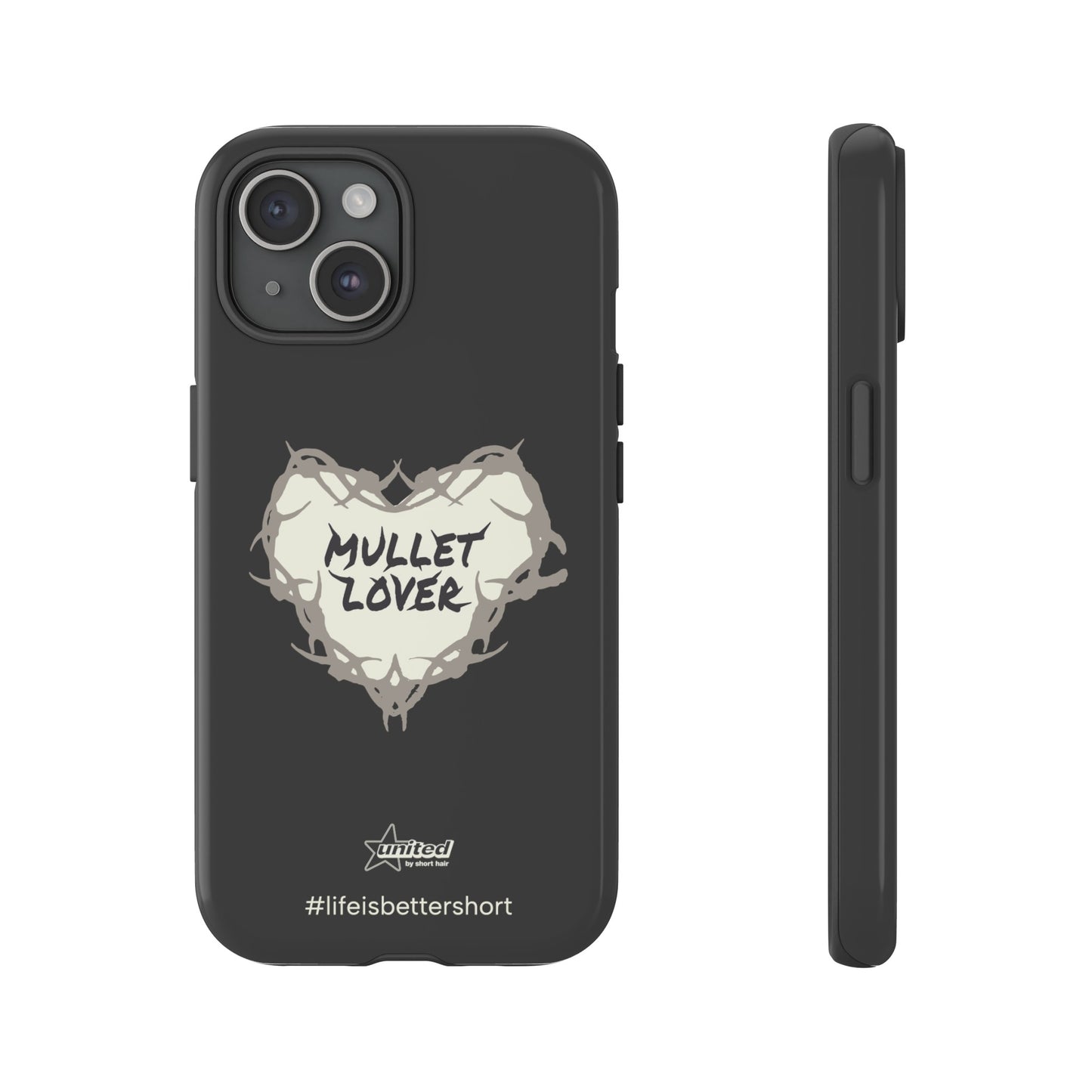 Mullet Lover iPhone Case | Charcoal