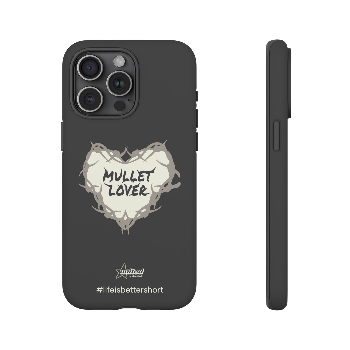 Mullet Lover iPhone Case | Charcoal