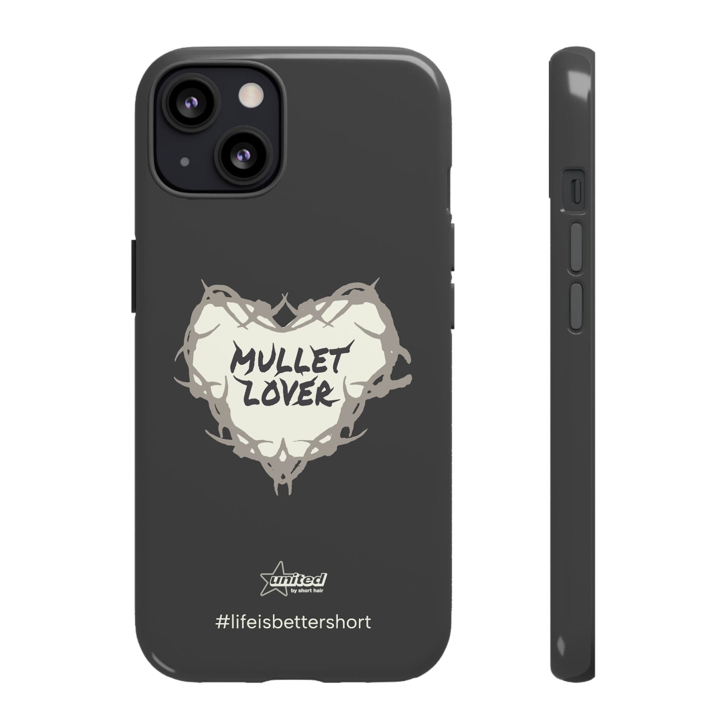 Mullet Lover iPhone Case | Charcoal