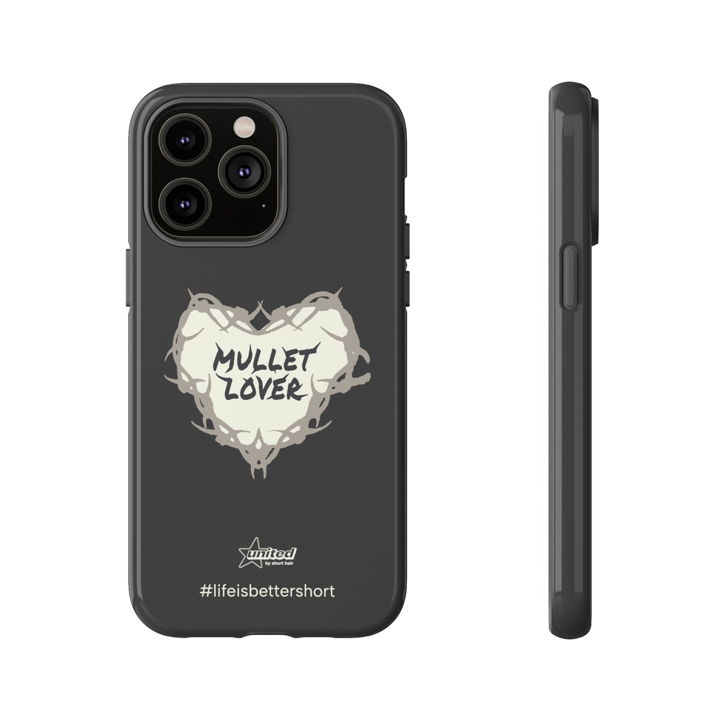 Mullet Lover iPhone Case | Charcoal