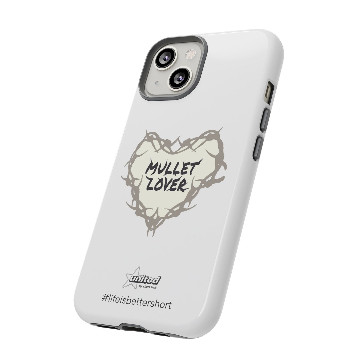 Mullet Lover iPhone Case | White