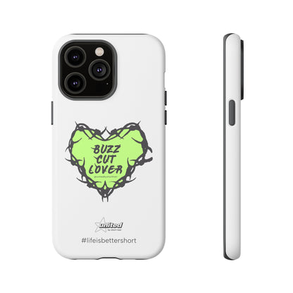 Buzz Cut Lover iPhone Case | White