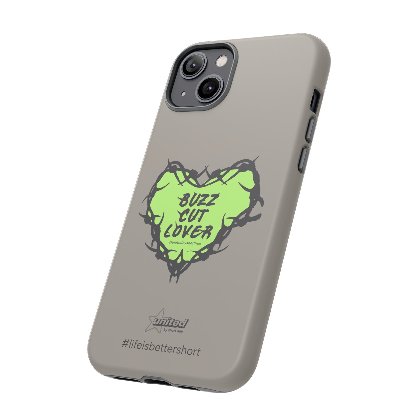 Buzz Cut Lover iPhone Case | Greige