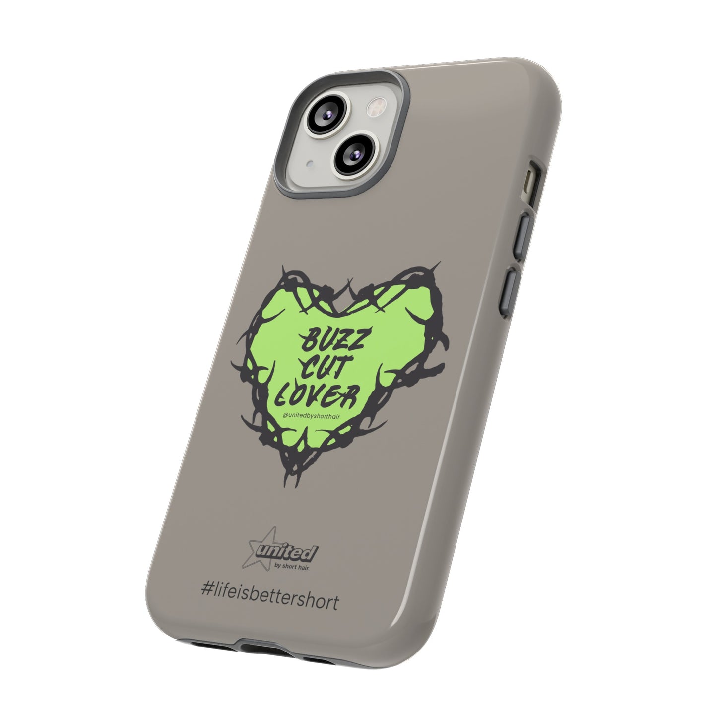 Buzz Cut Lover iPhone Case | Greige