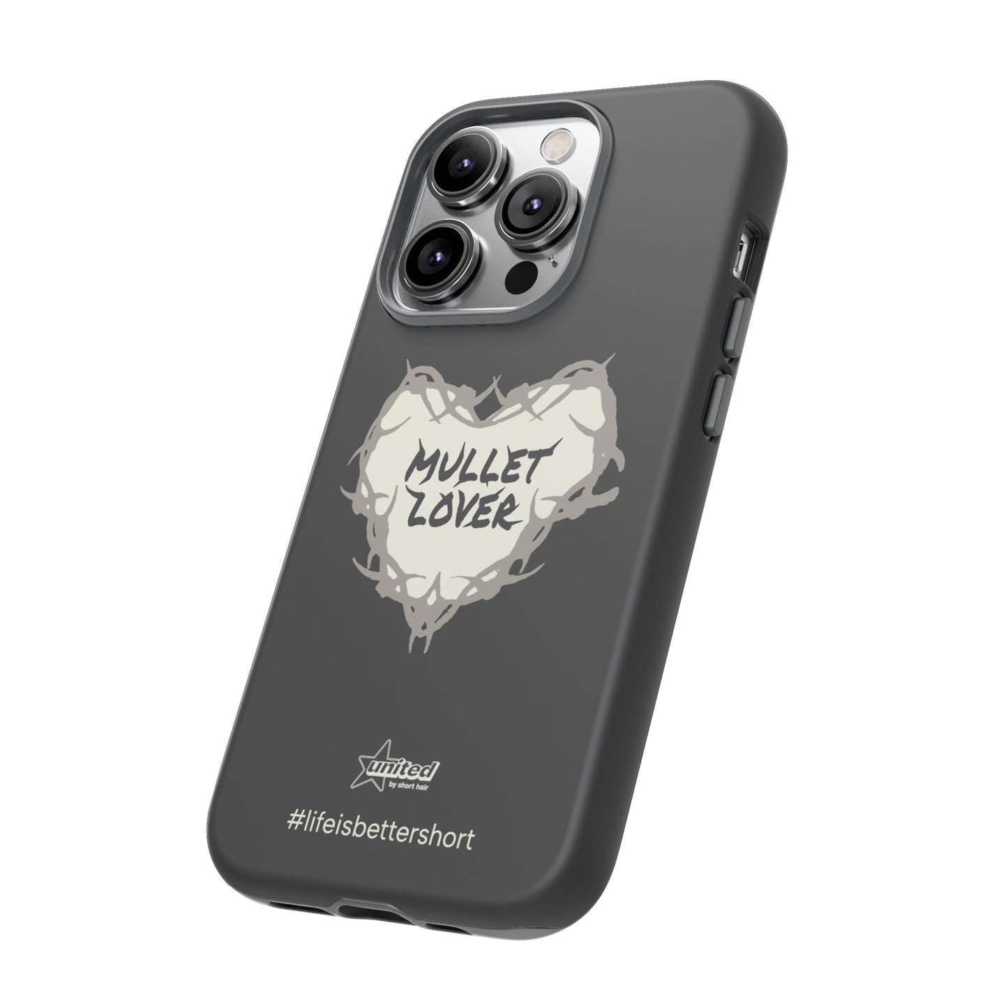 Mullet Lover iPhone Case | Charcoal