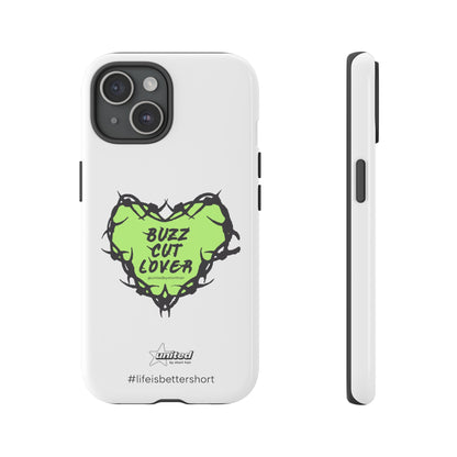 Buzz Cut Lover iPhone Case | White