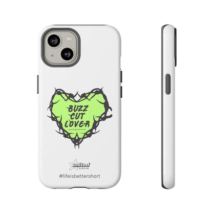 Buzz Cut Lover iPhone Case | White