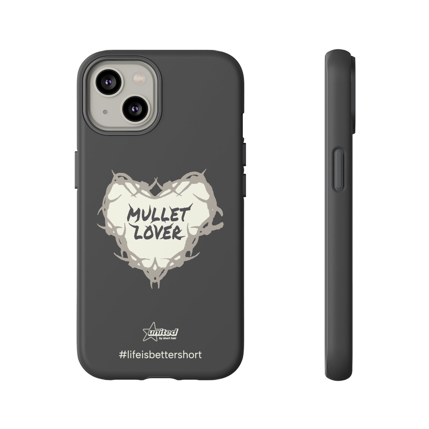 Mullet Lover iPhone Case | Charcoal